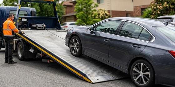 AMEER Towing flatbed towing service for luxury and exotic vehicles